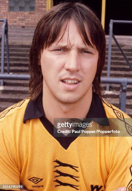 Martin Patching of Wolverhampton Wanderers, circa 1981.