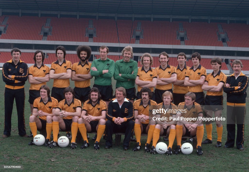 Wolverhampton Squad The Wolverhampton Wanderers squad line up for a group photo at... News ...