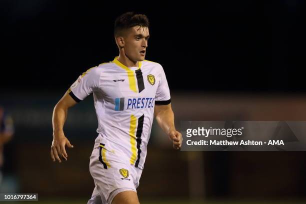 Ben Fox of Burton Albion during the Carabao Cup First Round match between Shrewsbury Town and Burton Albion at Montgomery Waters Meadow on August 14,...