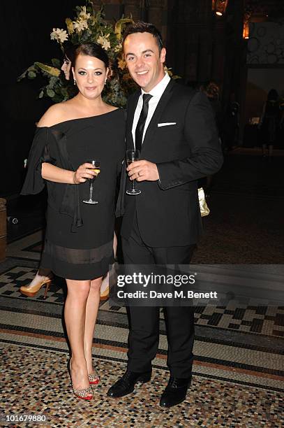 Lisa Armstrong and Anthony McPartlin arrive at the Philips British Academy Television Awards After Party at the Natural History Museum on June 6,...