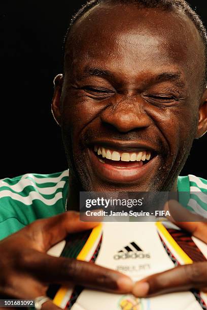Sani Kaita of Nigeria poses during the official Fifa World Cup 2010 portrait session on June 6, 2010 in Johannesburg, South Africa.