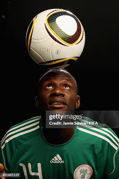Sani Kaita of Nigeria poses during the official Fifa World Cup 2010 portrait session on June 6, 2010 in Johannesburg, South Africa.
