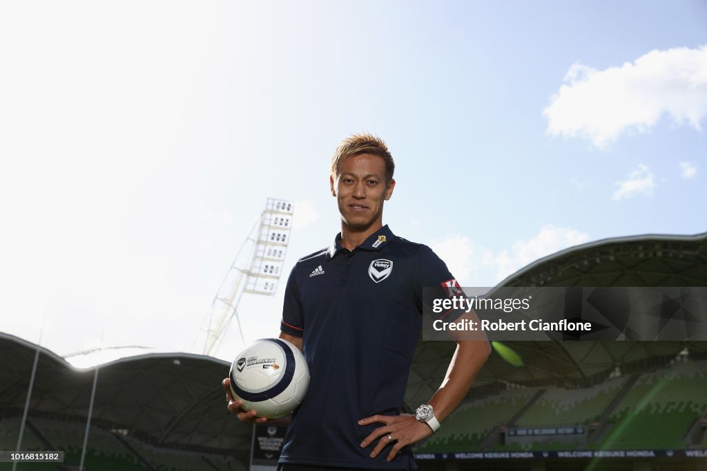 Keisuke Honda Melbourne Victory Media Opportunity