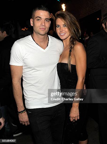 Actor Mark Salling and television personality Audrina Patridge attend the Katy Perry "California Gurls" post Movie Awards Party at John Terzian and...