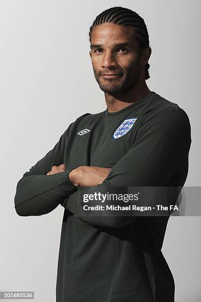 David James poses for a portrait on June 4, 2010 in Rustenburg, South Africa.