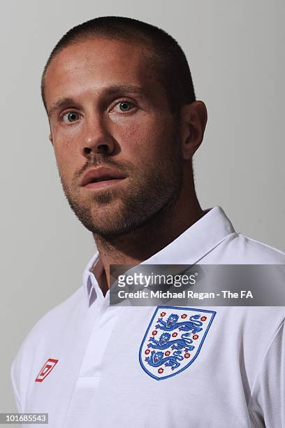 Matthew Upson poses for a portrait on June 4, 2010 in Rustenburg, South Africa.
