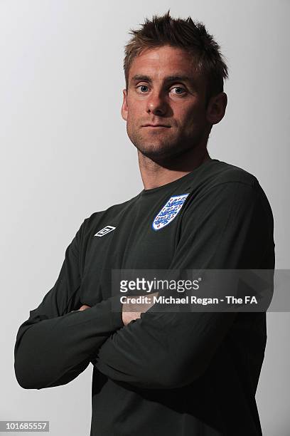 Robert Green poses for a portrait on June 4, 2010 in Rustenburg, South Africa.