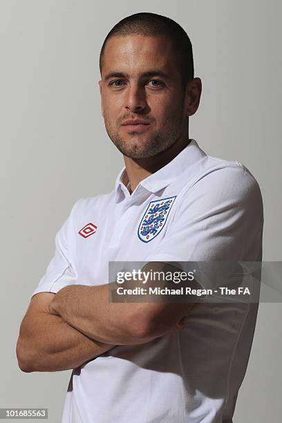 Joe Cole poses for a portrait on June 4, 2010 in Rustenburg, South Africa.