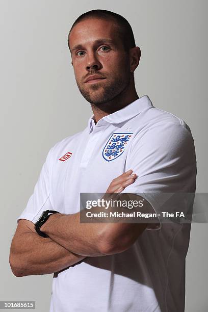 Matthew Upson poses for a portrait on June 4, 2010 in Rustenburg, South Africa.