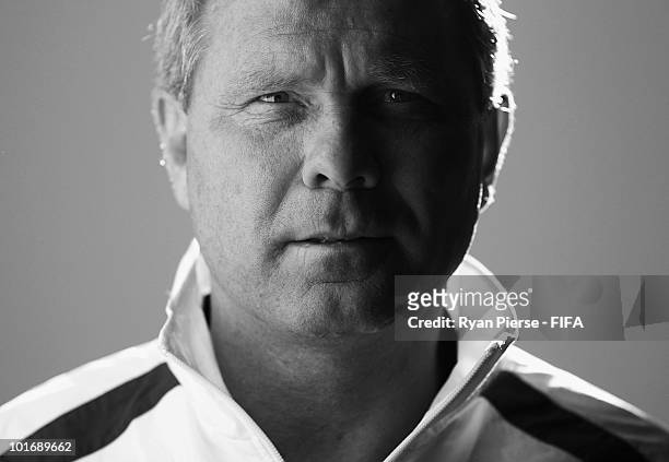 Ricki Herbert, coach of New Zealand, poses during the official FIFA World Cup 2010 portrait session on June 7, 2010 in Johannesburg, South Africa.