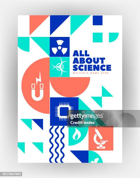 Science Cover Simple Science Cover With Shape Design High-Res Vector Graphic - Getty Images