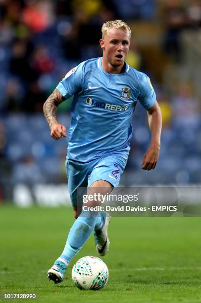 Coventry City's Jack Grimmer Oxford United v Coventry City - Carabao Cup - First Round - Kassam Stadium .