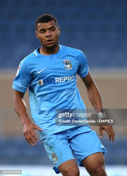 Maxime Biamou, Coventry City Oxford United v Coventry City - Carabao Cup - First Round - Kassam Stadium .