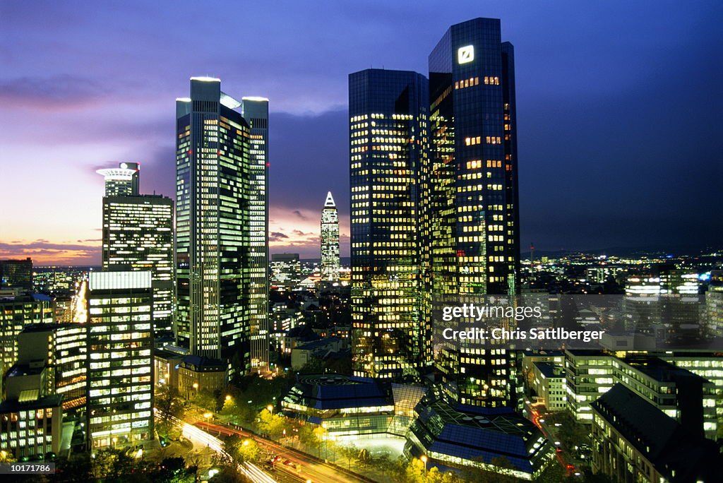 FRANKFURT, GERMANY, SKYLINE