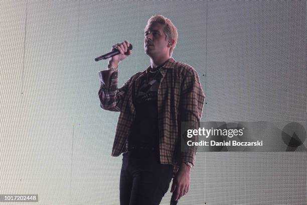 Eazy performs during The Endless Summer Tour at Huntington Bank Pavilion at Northerly Island on August 14, 2018 in Chicago, Illinois.