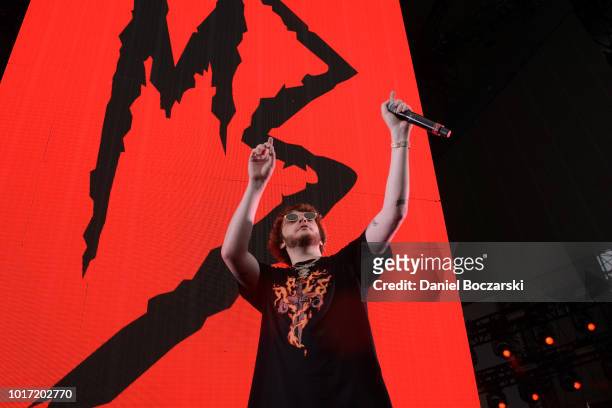 Murda Beatz performs during The Endless Summer Tour at Huntington Bank Pavilion at Northerly Island on August 14, 2018 in Chicago, Illinois.