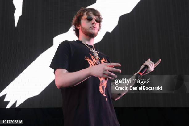Murda Beatz performs during The Endless Summer Tour at Huntington Bank Pavilion at Northerly Island on August 14, 2018 in Chicago, Illinois.