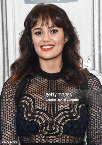 Dina Shihabi attends the Build Series her role on the show 'Jack Ryan' at Build Studio on August 15, 2018 in New York City.