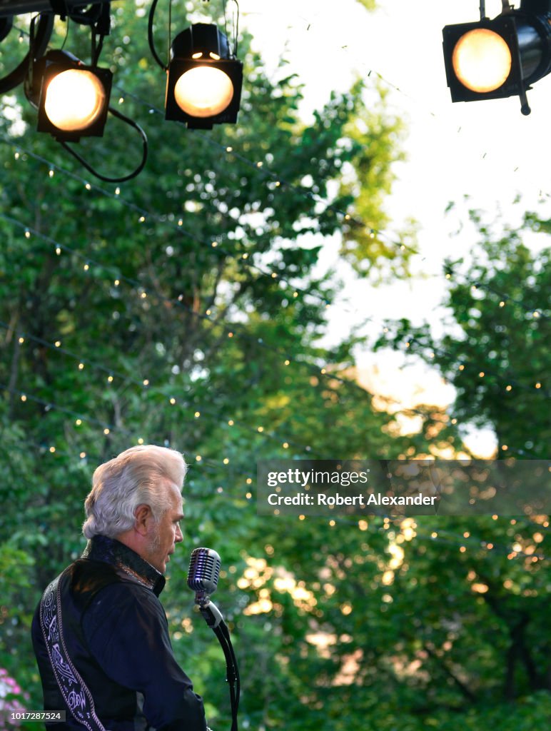 Dale Riley Singer American country music singer Dale Watson performs with his band at ...