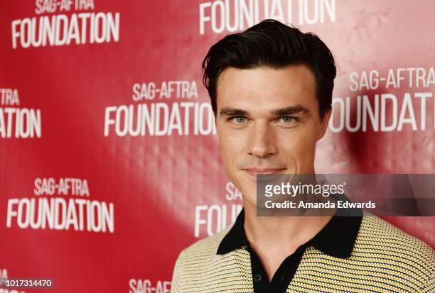 Actor Finn Wittrock attends the SAG-AFTRA Foundation Conversations Screening of "The Assassination Of Gianni Versace: American Crime Story" at the...