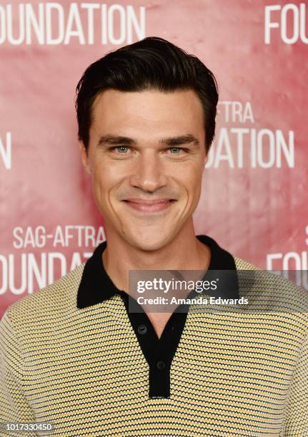 Actor Finn Wittrock attends the SAG-AFTRA Foundation Conversations Screening of "The Assassination Of Gianni Versace: American Crime Story" at the...