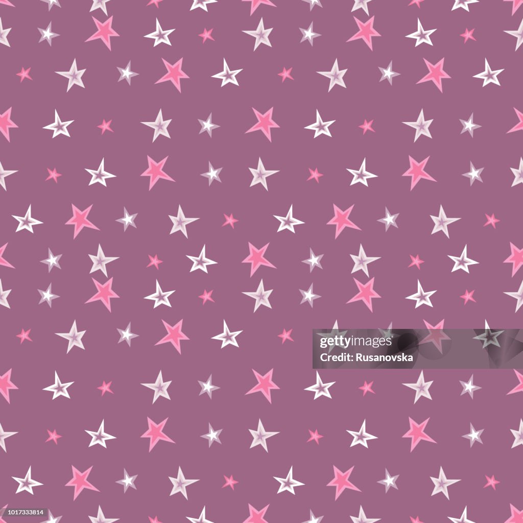 Star Seamless Pattern High-Res Vector Graphic - Getty Images