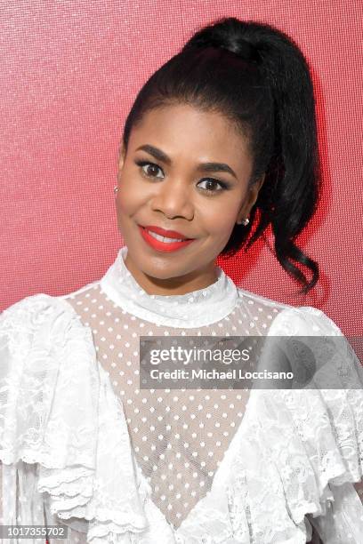 Actress Regina Hall takes part in the SAG-AFTRA Foundation Conversations for the film "Support The Girls" at The Robin Williams Center on August 15,...