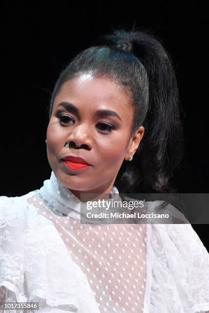 Actress Regina Hall takes part in the SAG-AFTRA Foundation Conversations for the film "Support The Girls" at The Robin Williams Center on August 15,...