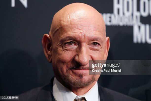Sir Ben Kingsley attends the "Operation Finale" premiere at the United States Holocaust Memorial Museum on August 15, 2018 in Washington, D.C.