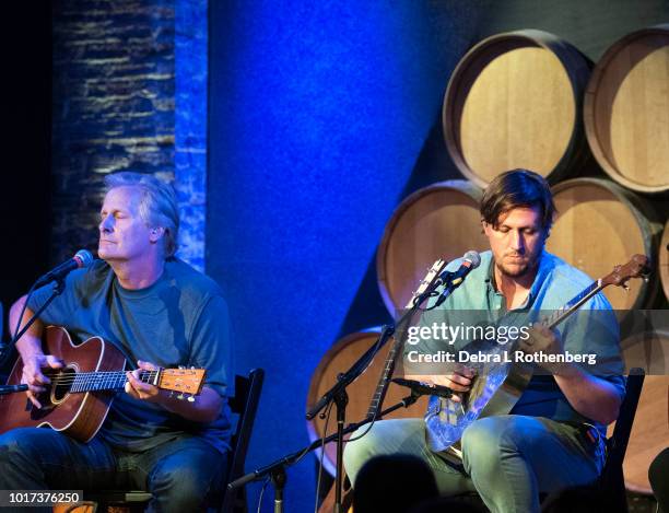 Jeff Daniels and Ben Daniels perform at City Winery on August 15, 2018 in New York City.