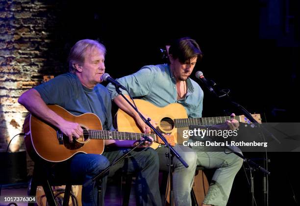 Jeff Daniels and Ben Daniels perform at City Winery on August 15, 2018 in New York City.