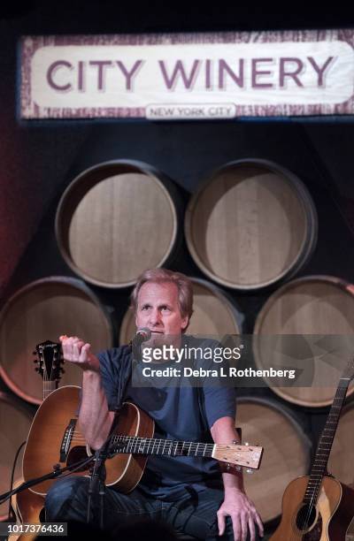 Jeff Daniels performs at City Winery on August 15, 2018 in New York City.