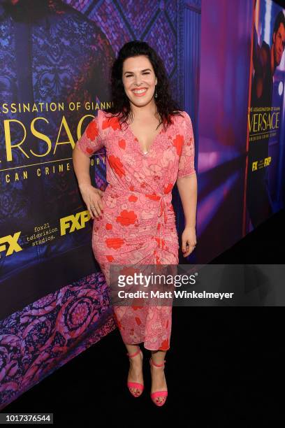 Alexis Martin Woodall attends the panel and photo call for FX's "The Assassination of Gianni Versace: American Crime Story" at Los Angeles County...