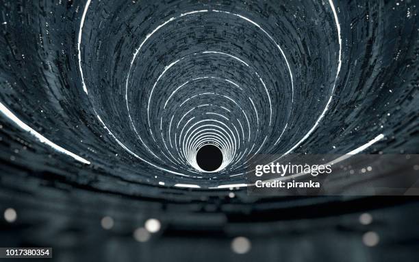 alien structure - futuristic tunnel stock pictures, royalty-free photos & images