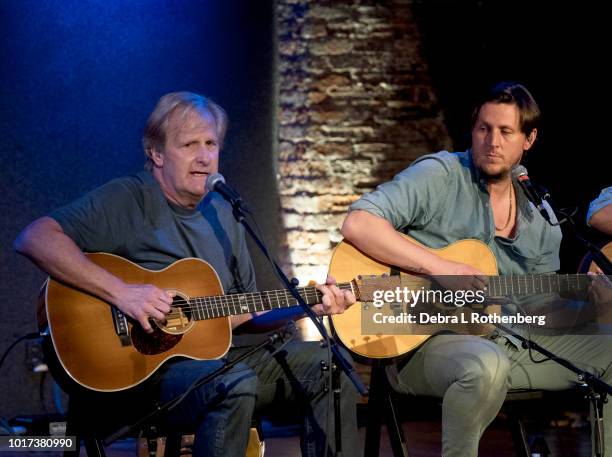 Jeff Daniels and Ben Daniels perform at the at City Winery on August 15, 2018 in New York City.