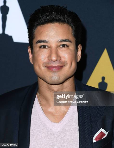 Mario Lopez arrives at the The Academy Presents "Grease" 40th Anniversary at Samuel Goldwyn Theater on August 15, 2018 in Beverly Hills, California.