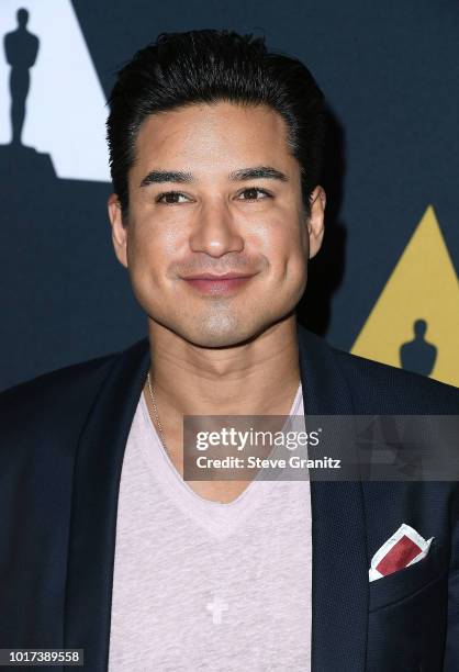 Mario Lopez arrives at the The Academy Presents "Grease" 40th Anniversary at Samuel Goldwyn Theater on August 15, 2018 in Beverly Hills, California.