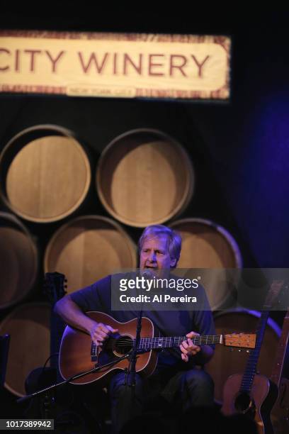 Jeff Daniels performs with the Ben Daniels Band at City Winery on August 15, 2018 in New York City.