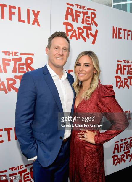 Trevor Engelson and Tracey Kurland attend Netflix's "The After Party" special screening on August 15, 2018 in Los Angeles, California.
