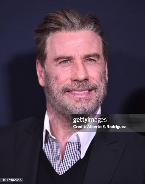 John Travolta attends the Academy Presents "Grease" 40th Anniversary at the Samuel Goldwyn Theater on August 15, 2018 in Beverly Hills, California.