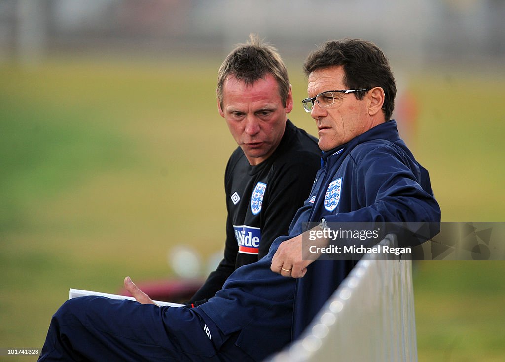 England v Platinum Stars Friendly match-2010 FIFA World Cup