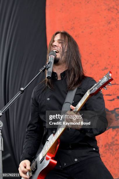 Jerry Horton of Papa Roach performs at Columbus Crew Stadium in Columbus, Ohio on MAY 22, 2010.