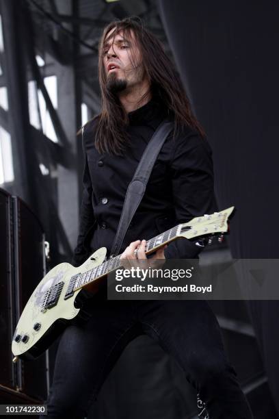 Jerry Horton of Papa Roach performs at Columbus Crew Stadium in Columbus, Ohio on MAY 22, 2010.