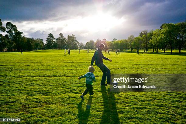 princes park, north carlton, victoria, australia - princes park melbourne fotografías e imágenes de stock