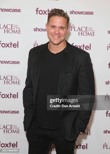 Conrad Coleby attends the premiere screening event for A Place To Call Home: The Final Chapter at State Theatre on August 16, 2018 in Sydney,...