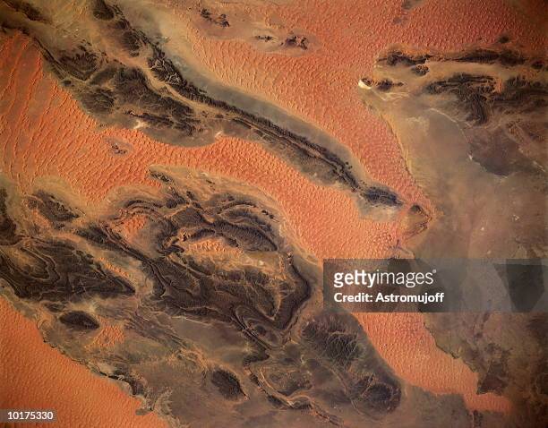 kahal tabelbala, algeria - africa from space stock pictures, royalty-free photos & images