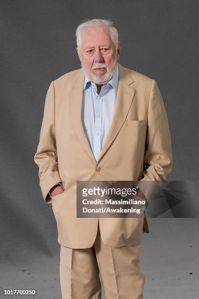 British politician, author and journalist Roy Hattersley attends a photocall during the annual Edinburgh International Book Festival at Charlotte...