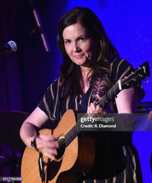 Lori McKenna performs at City Winery on August 15, 2018 in Atlanta, Georgia.