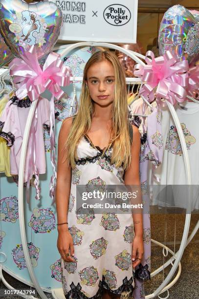 Lady Amelia Windsor attends the Polly Pocket x Mimi Wade launch at Selfridges on August 16, 2018 in London, England.