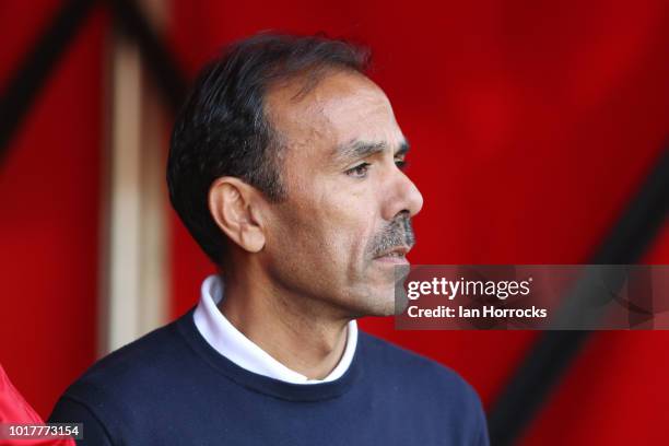 Sheffield Wednesday manager Jos Luhukay looks on during the Carabao Cup First Round match between Sunderland and Sheffield Wednesday at Stadium of...